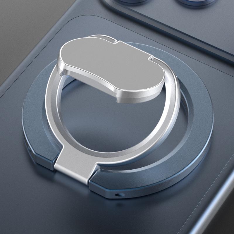 Universal Double-Sided Magnetic Phone Holder Ring for Apple & Android - Multi-functional Desktop Stand