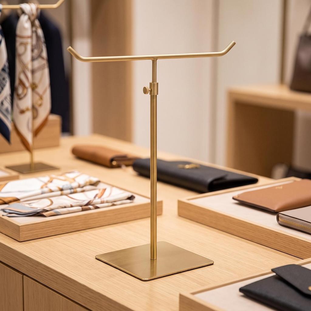 Countertop Scarf Display Stand Vertical Freestanding Stable