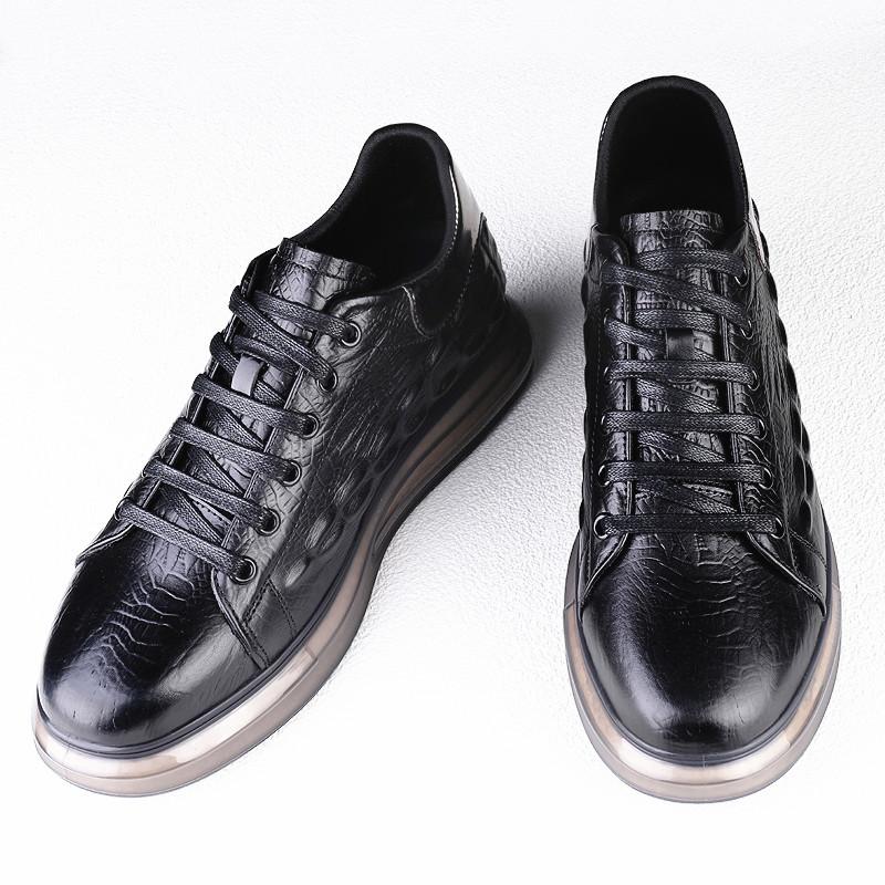 Man Elevator Shoes Men Sneakers Height Increase Shoes Running  Insole 6Cm Sports Business British  Leather