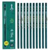 Chunghwa 101-3H Hexagonal Drawing Pencils, 12-Pack
