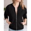 2025 Women's European & American Zip-Up Sport Jacket with Pockets