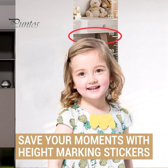 1/2/3Pcs Kids Growth Chart Mirror Dry Erase Board Children Room Nursery Bedroom Baby To Adults Boys Girls Wall Hanging Splicing Height Measurement