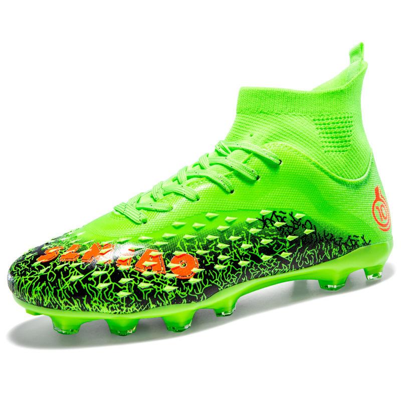 Broken Training Shoes Men's Price Ping High-top Student Game Nails Adult Excellent Youth Football Shoes Long Nails
