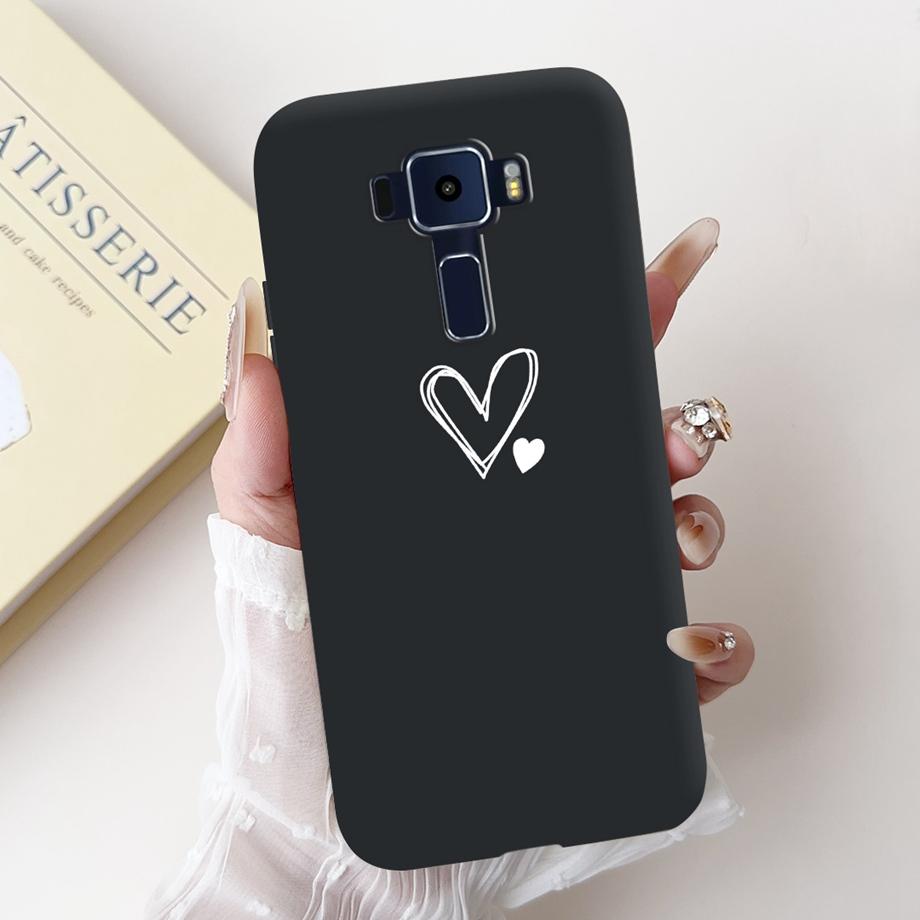 For ASUS Zenfone 3 ZE520KL Z017D 4 Max ZC520KL X008D 3 Max ZC520TL Case Soft Silicone Back Cover Love Heart Butterfly Flower Bag