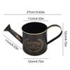 Metal Rustic Watering Can with Handle Galvanized Metal Watering Can Vintage Garden Watering Pot for Succulents and Indoor Plants