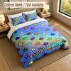 Bedding Set 1 Duvet Cover 2 Pillowcases Among Us Print Soft Bed Linen Bedroom Decor