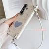 Applicable To Samsung Zfold1Ultra Folding Screen Mobile Phone Case Magnetic Suction Bracket W11 Double Central Axis  Cover Small and Fresh