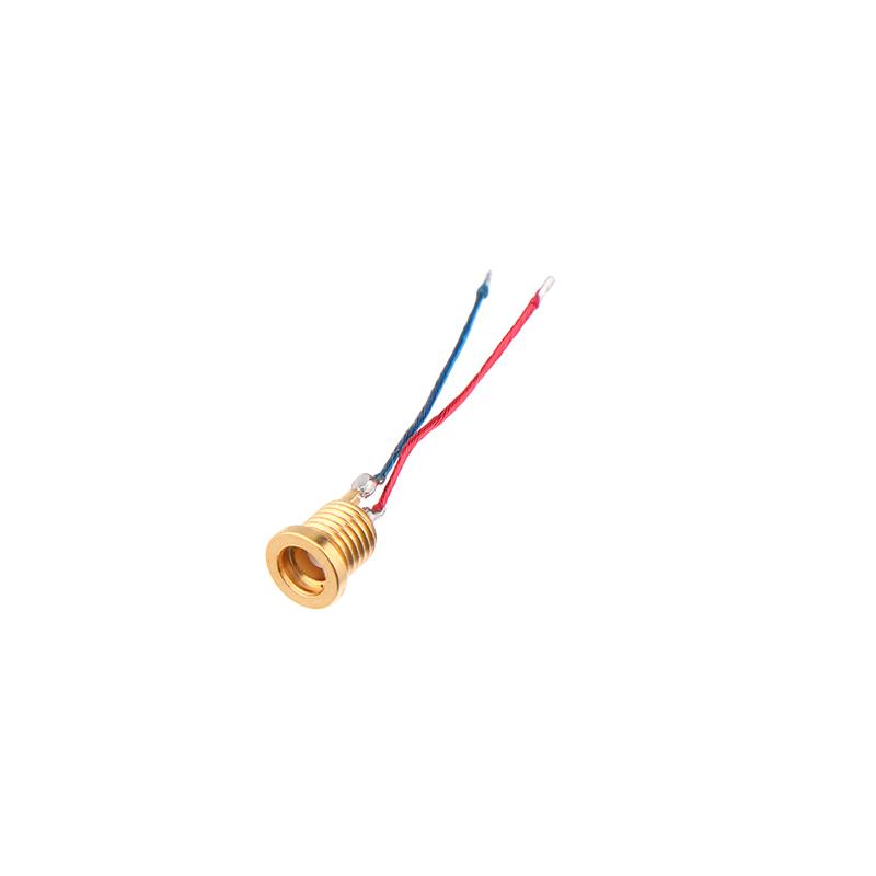 Universal Pin Socket Female Socket With Soldering Wire Mmcx Pure Copper Gold Plated Built-in Hreaded Nut Holder