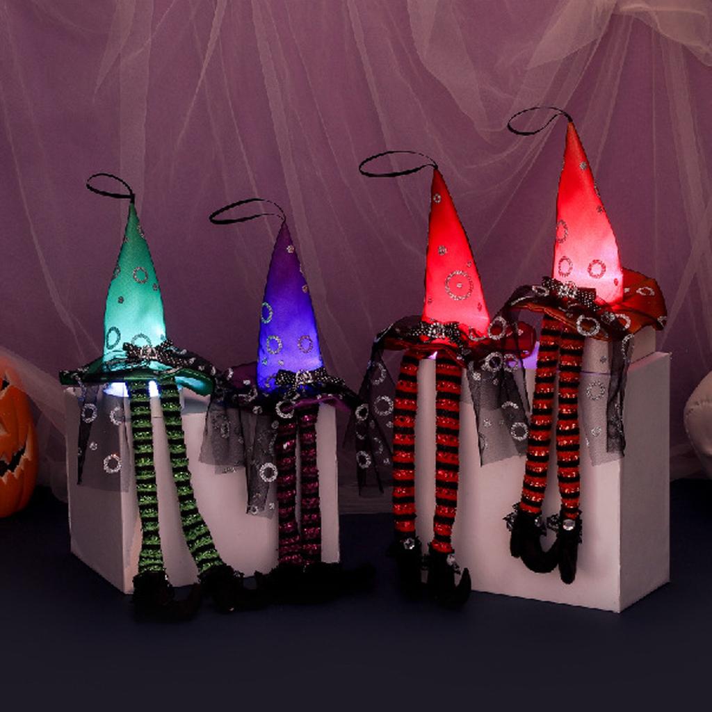 Halloween Witch Hat Hanging Ornament Party Decoration for Home