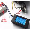 Stromzähler Spannungstester Digital Voltmeter Amperemeter Leistungsmesser LCD AC 80-260V 20A Ampere Volt Spannung Strom Leistungsenergiezähler