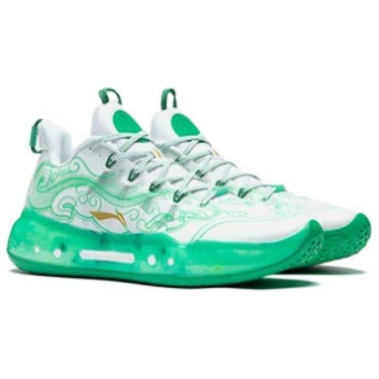 Li-Ning Yushuai 14 Low White Tiger Amulet Men Sneakers ABAR123-52