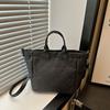 New Fashionable and Versatile Texture Large Capacity Hand Tote Bag DuPont Paper Single-shoulder Crossbody Bag