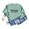 Stronger Than the Storm Printed Round Neck Sweatshirt - Autumn/Winter Collection
