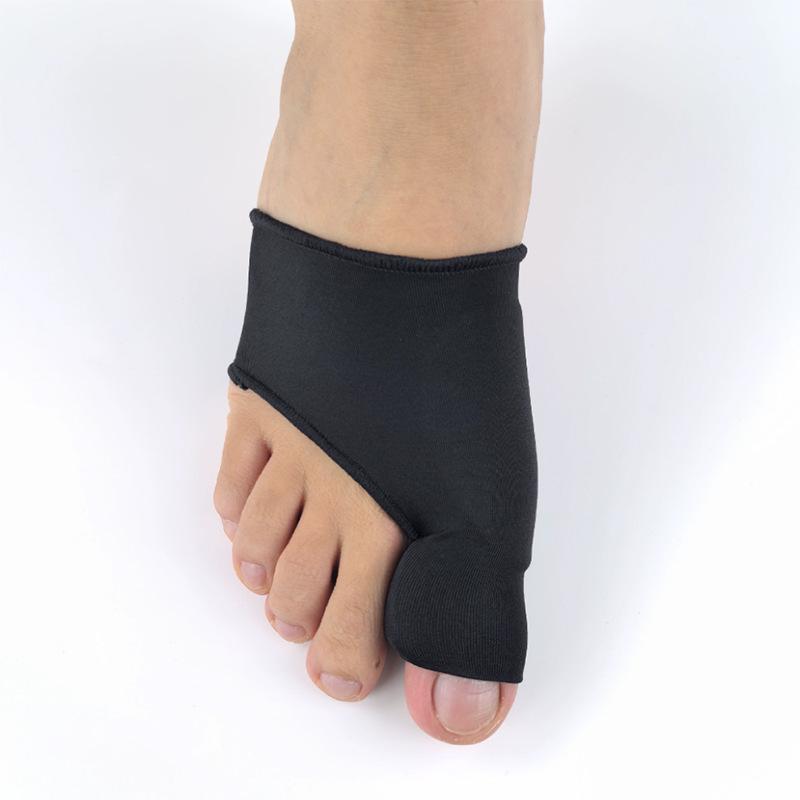 

Напальчник для большого пальца ноги, вставка для захвата и гелевая подушечка, носки-разделители пальцев половинной длины, инструмент для ухода за ногами, подходит для женщин и мужчин чёрный