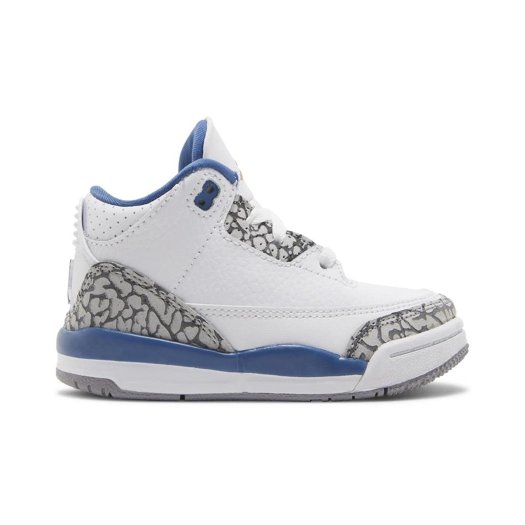 Air Jordan 3 Retro Toddler 'Washington Wizards' (Unisex) White / Metallic Copper / True Blue / Cement Grey Toddler Shoes DM0968 148