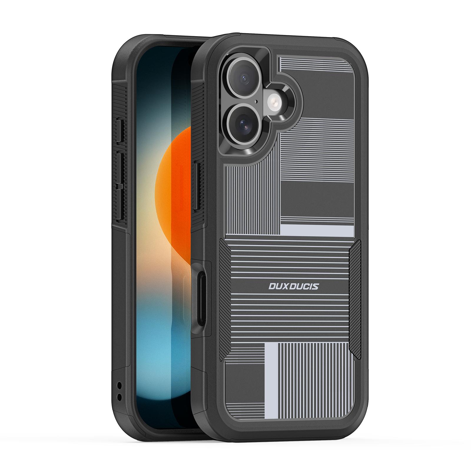 

Магнитный чехол для iPhone 17 DUX DUCIS серии SHLD Защита от падения с высоты 10 футов PC+TPU Чехол для телефона UmbraPattern