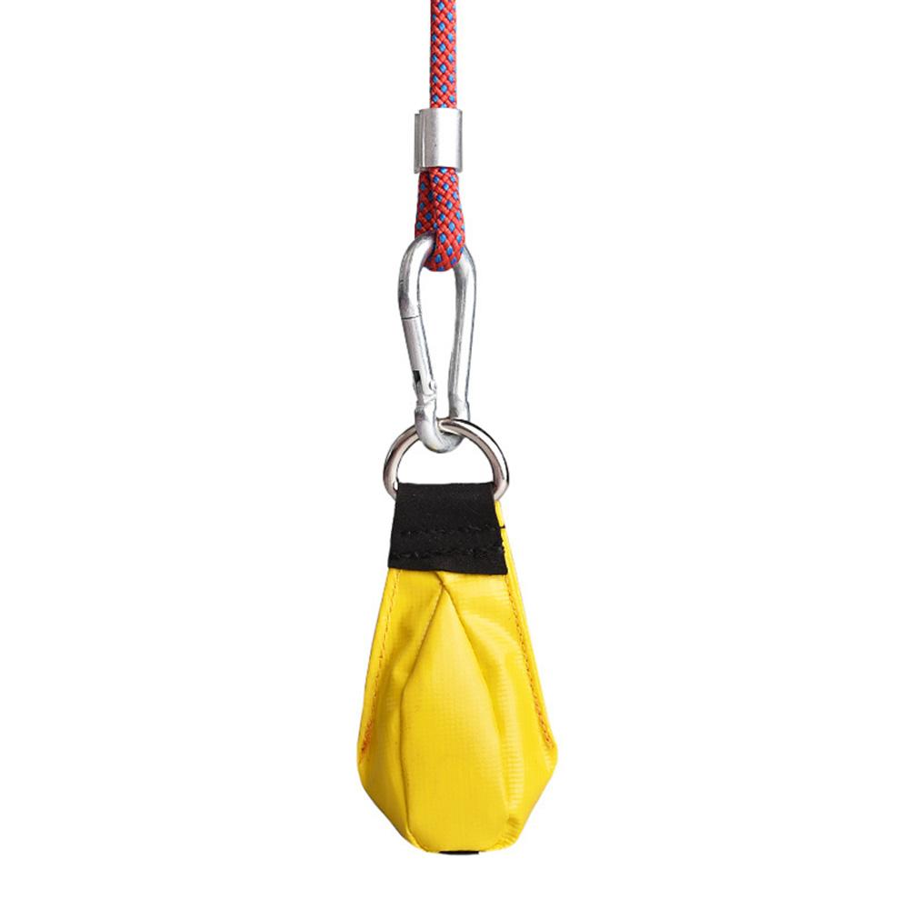 Outdoor Tree Rock Climbing Throw Weight Pouch Waterproof Caving Rescue Safety Rope Throwing Bag With 210G Stainless Steel