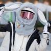 Cartoon Masks Hood Beanies Solid Color Fleece Pullover Cap Fashion Helmet Hat  Winter