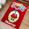 Tappeto Personalizzato con Stampa Numberblocks - Morbido, Lavabile, Antiscivolo, per Interni, Soggiorno, Casa e Ufficio, Tappeto Decorativo