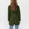 Women Stripe Rain Jacket Outdoor Plus Hooded Raincoat Windproof