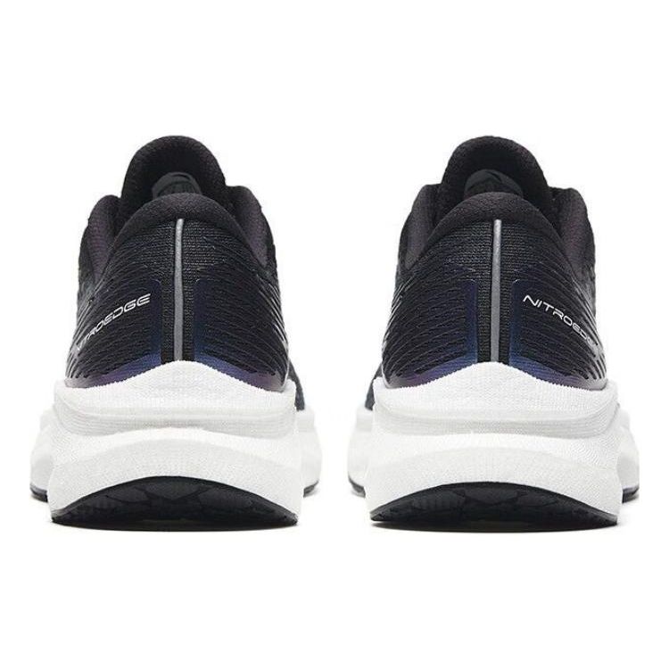 Anta Champion Running Shoes Lite Comfortable Non-Slip Wear-Resistant Breathable Low-Top Running Shoes Women sneaker Black White 122335581S-12