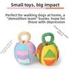 Nonstop Play Dog Snuffle Ball Flannel Hidden Treats Toy Interactive Toy Ball  Teething Cleaning