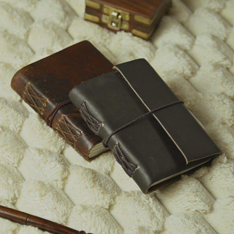 Leather Journal Set of 2 – Handmade Vintage Notebooks | Rustic Travel Journal Gift for Writers & Artists.