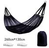 Outdoor Ice Silk Mesh Hammock with Curved Stick - Anti-Rollover Swing for Camping & Travel