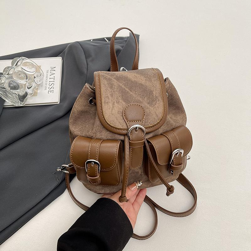 Schoolbag new commuter women's backpack early autumn multi-pocket small backpack personalized outdoor leisure trend women's bag