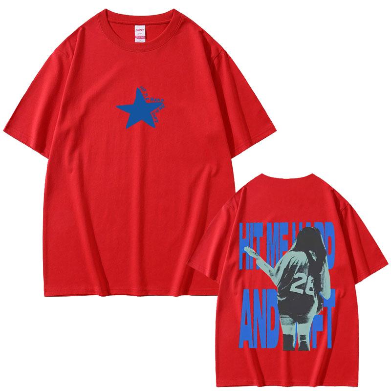 2025 Summer Hit Me Hard and Soft Tour Tshirt Men Women Fashion Pop Music T Shirt Unisex Vintage Tshirts Oversized Streetwear