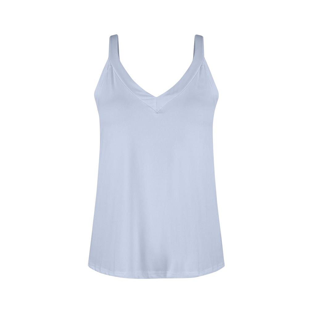 Women's Solid Color Casual Sexy Fashion Printed Loose V-neck  Shirt