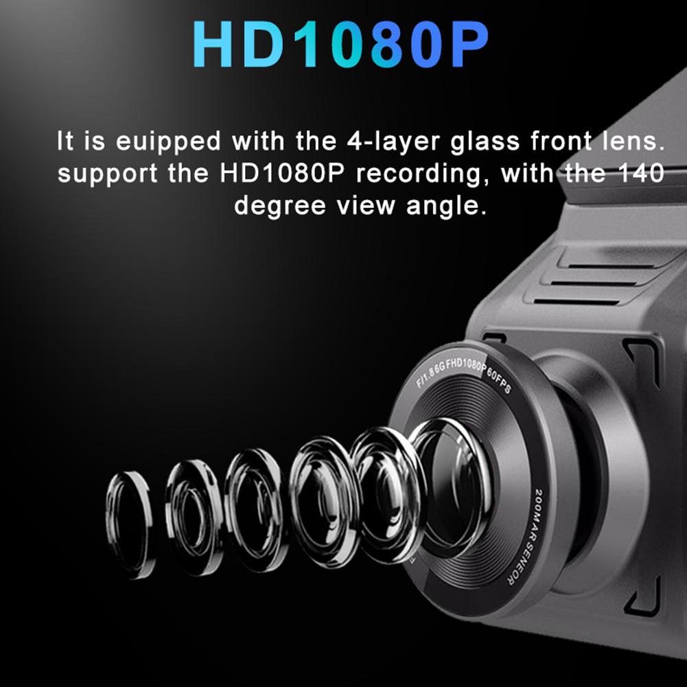 Dual Lens Dash Cam for Cars HD 1080P Video Recorder WIFI Night Vision G-sensor APP Remote Monitor Dashcam Car Dvr Camera