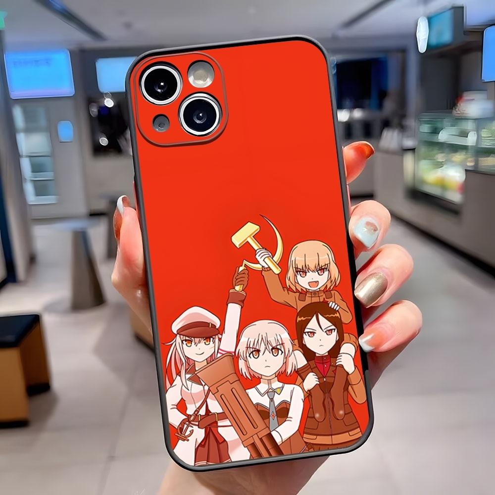 Girls Und Panzer Phone Case Matte Translucent For IPhone 15 Pro 16 Pro Max 13 11 12 14 Xs X Xr 7 8 Plus Se Back Cover