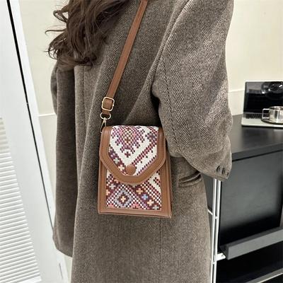 Retro Shoulder Bag for Women Small Shoulder Bag Popular Korean Bag Luxury New Phone Designer Fashion Unique