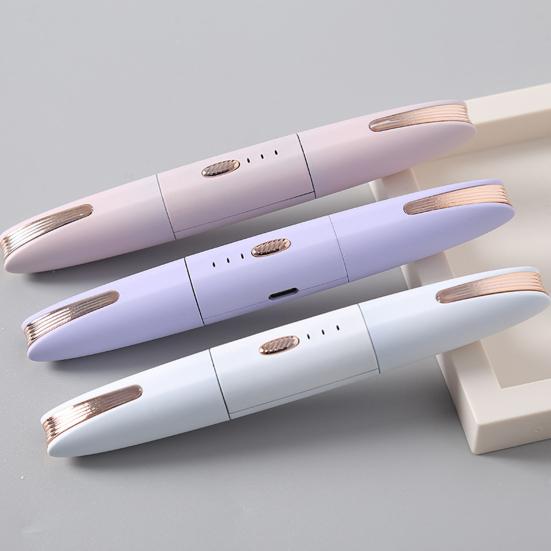 Electric Heated Eyelash Curler Eyebrow Trimmer 3 Temperature Modes USB Rechargeable Quick Heating Portable Travel Eye Lashes Clip Curling Tools