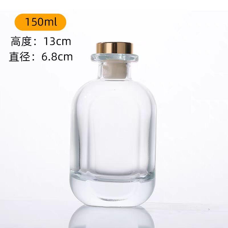 European Multicolor Vase Glass Flower Pot Basket Bottle Decoration Home Nordic Dry Transparent Hydroponic Small Bottle Gift