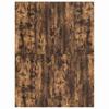 Storage Bed Frame Smoked Oak 150 X 200 Cm