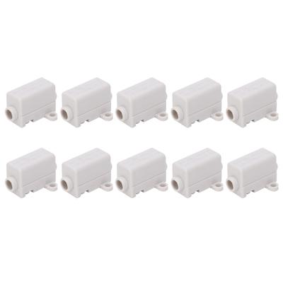 10 Pcs Boîte de Jonction en Ligne Connecteur Type T Câble Fil Électrique Raccord ZK1106 400V 60A