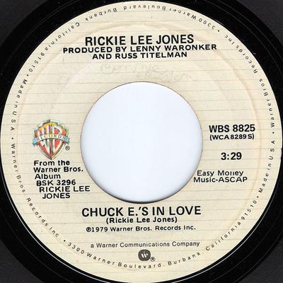 7-Zoll-Schallplatte RICKIE LEE JONES  Chuck E.s In Love WBS8825 Warner Bros. Re 1979 UK Rock Gebraucht