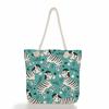 Multifunctional Animal Printed Thick Rope Shoulder Beach Bag Casual Large Capacity Handbag 7599