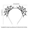Punk Halloween Headband Stage Props Spiderweb Hairband Festival Party Headdress