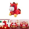 Pony Year Mascot Plush Toy With Soft Short Pile For Chinese New Year Gift