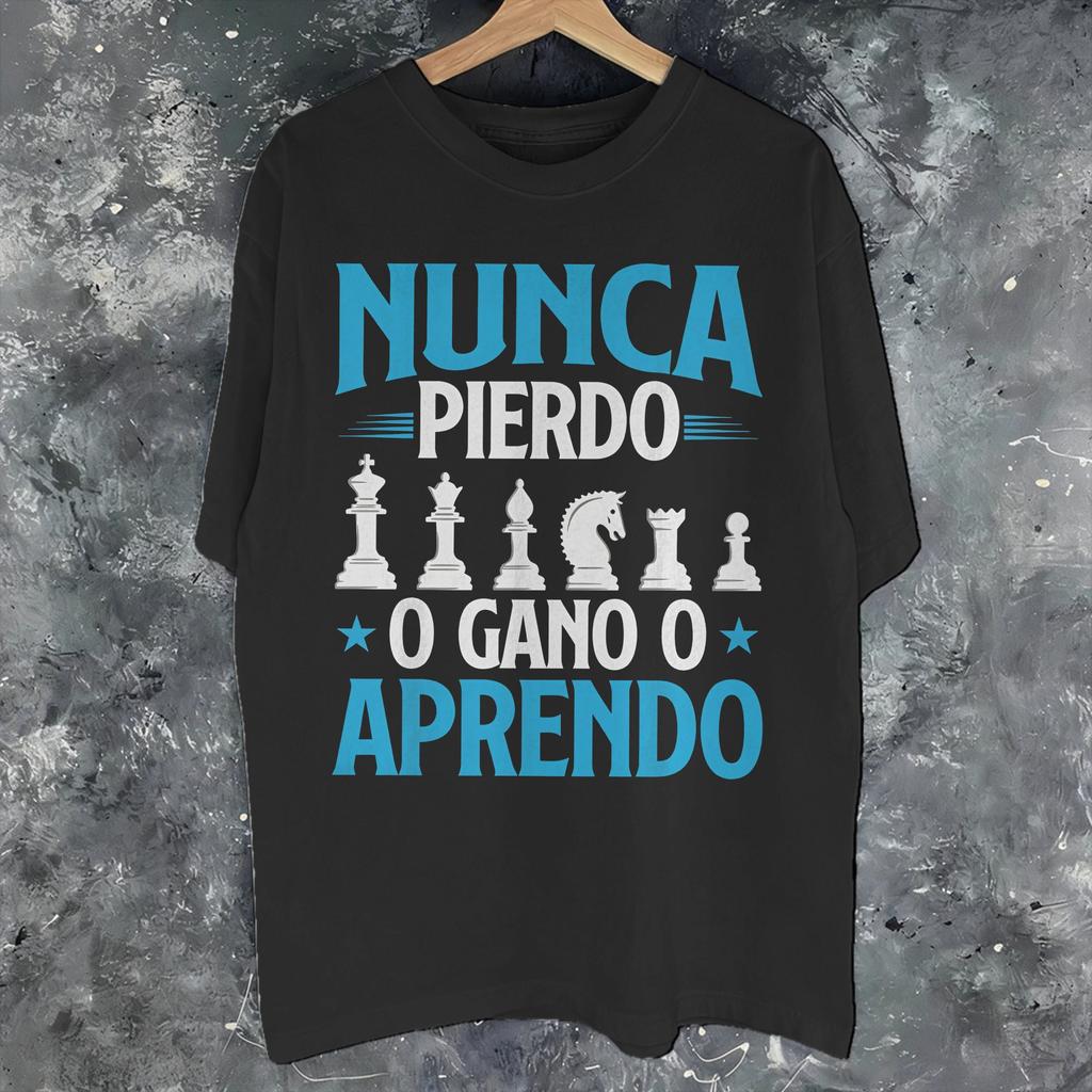Unisexs Wounisexs I Never Lose Either I Win Or I Learn Shirt Pure Cotton Graphic Printing Tee Shirts Nunca Pierdo Top Clothing