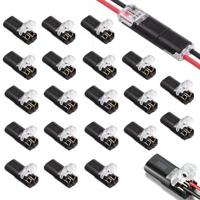 Dorasu Wiring Connector, Set of 20, 2 Needle Low Voltage