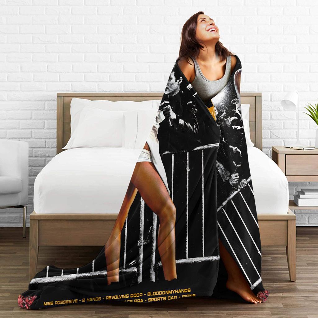 Tate McRae So Close To What Flannel Blanket Soft Bedding Throws for Couch Chair Travel Office Fluffy Bedspread Sofa Bed Cover