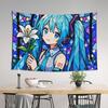 Cutecore Hatsune Miku Tapestry Bedroom Decoration Wall Hanging Blanket Tapestry Cool Stuff For Room
