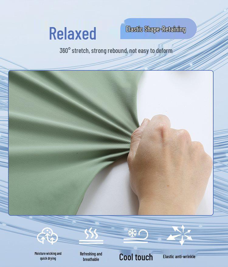 Heren 2025 Zomer Sneldrogend IJszijde T-shirt voor Buiten Basketbal Fitness