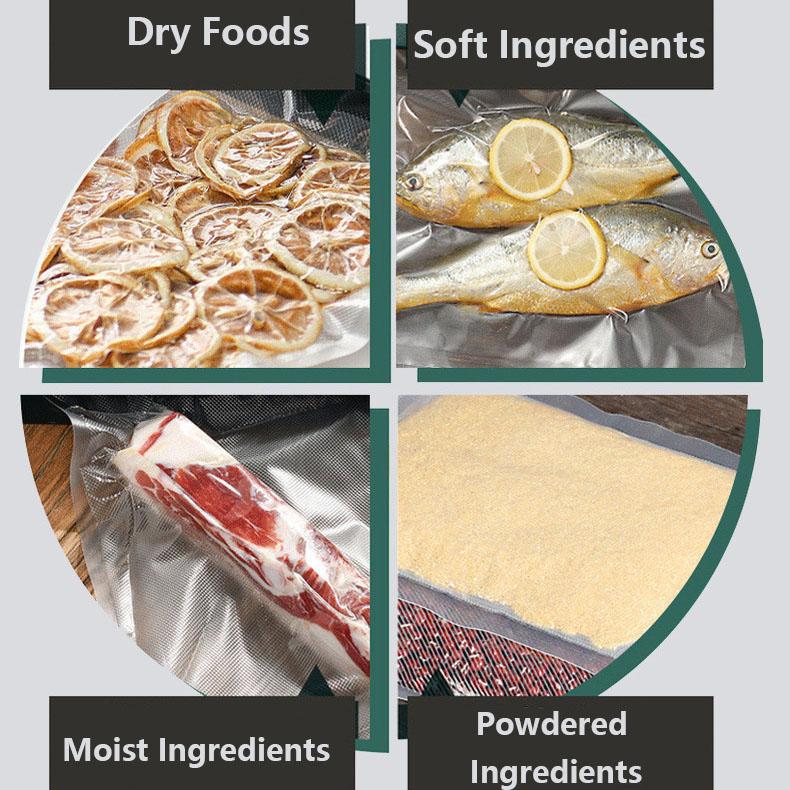 Duży Domowy Automatyczny Zgrzewarka Próżniowa Kompatybilna z Wilgotnym i Suchym Produktem Maszyna do Pakowania Próżniowego Zgrzewarka do Żywności Wtyczka EU (Wersja angielska lub rosyjska)