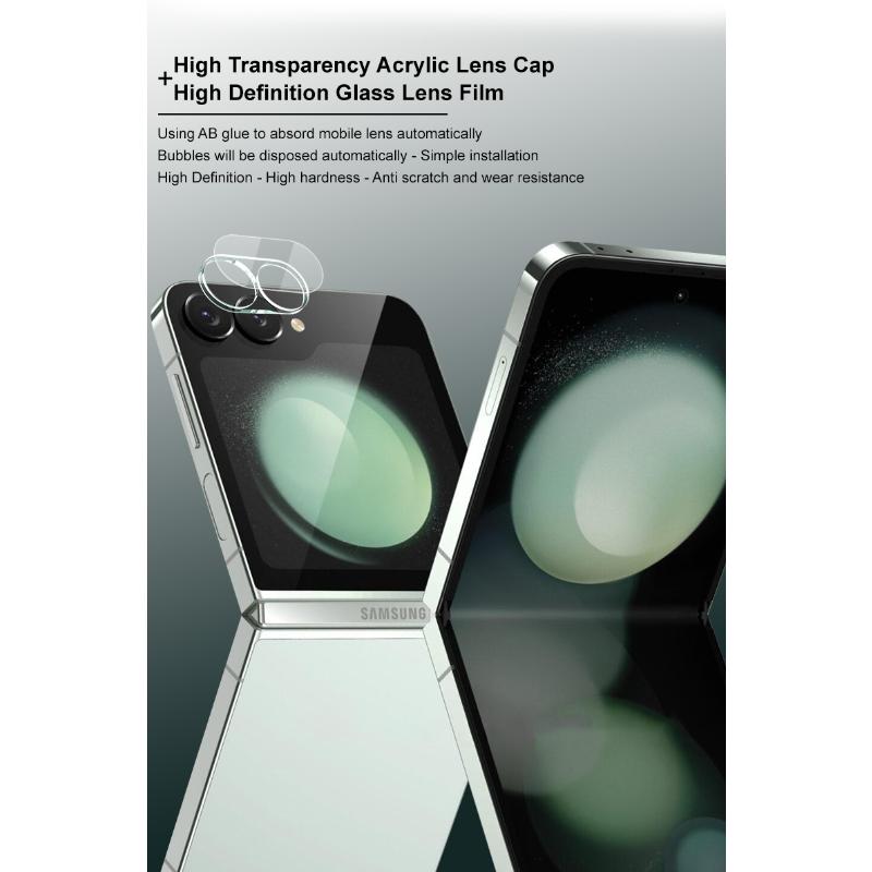For Samsung Galaxy Z Flip 6 5G Glass IMAK High Definition Integrated Glass Lens Film