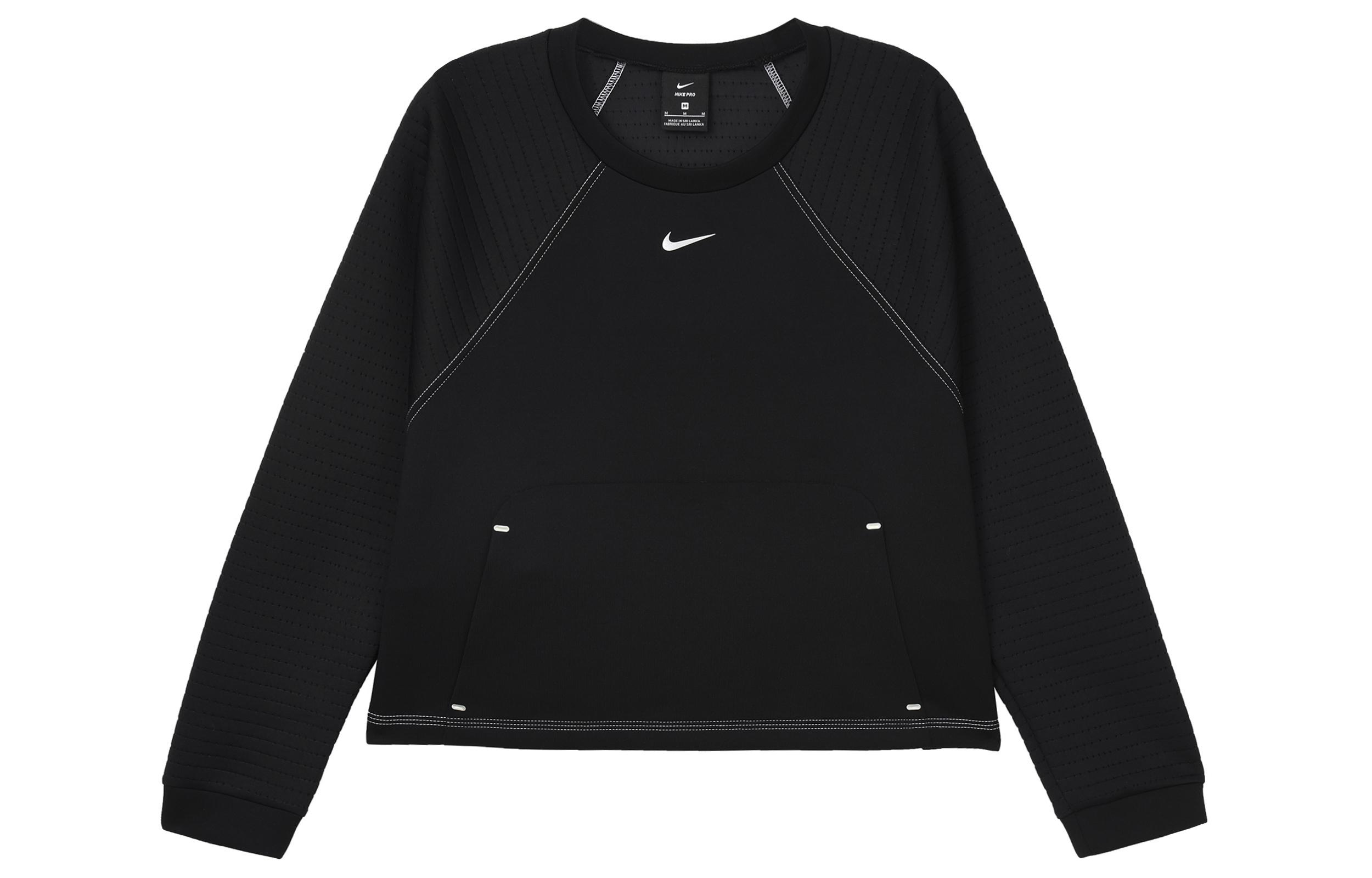 

Nike Sweatshirts Women s Black Crew Neck Moderate Regular CU5746-010 M